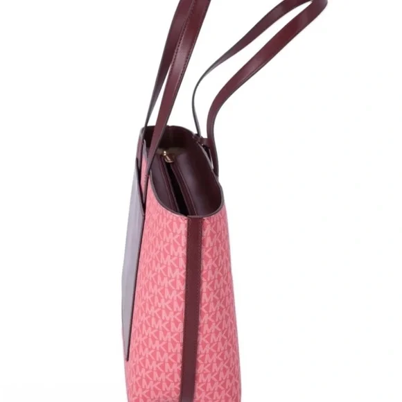 NWT Michael Kors Jet Set Tote Bag Pink Ox Blood Tote Bag